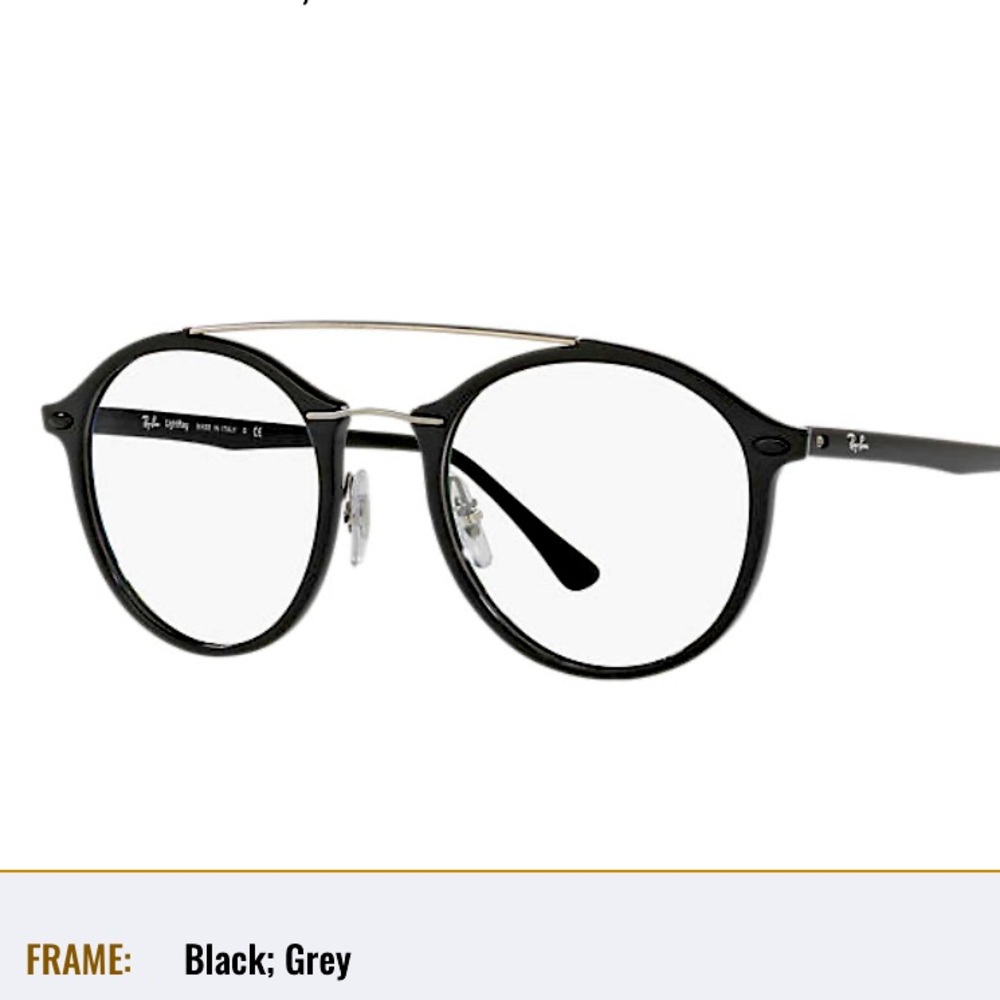*RAY-BAN RB7111 black plastic aviator.NEVER WORN!